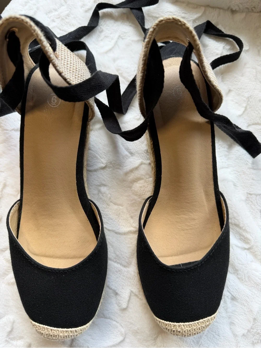 👡✨ mysoft Women’s Espadrille Platform Wedge Sandals – Size 6 🌸